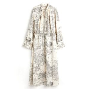 H&M flowy shirt dress